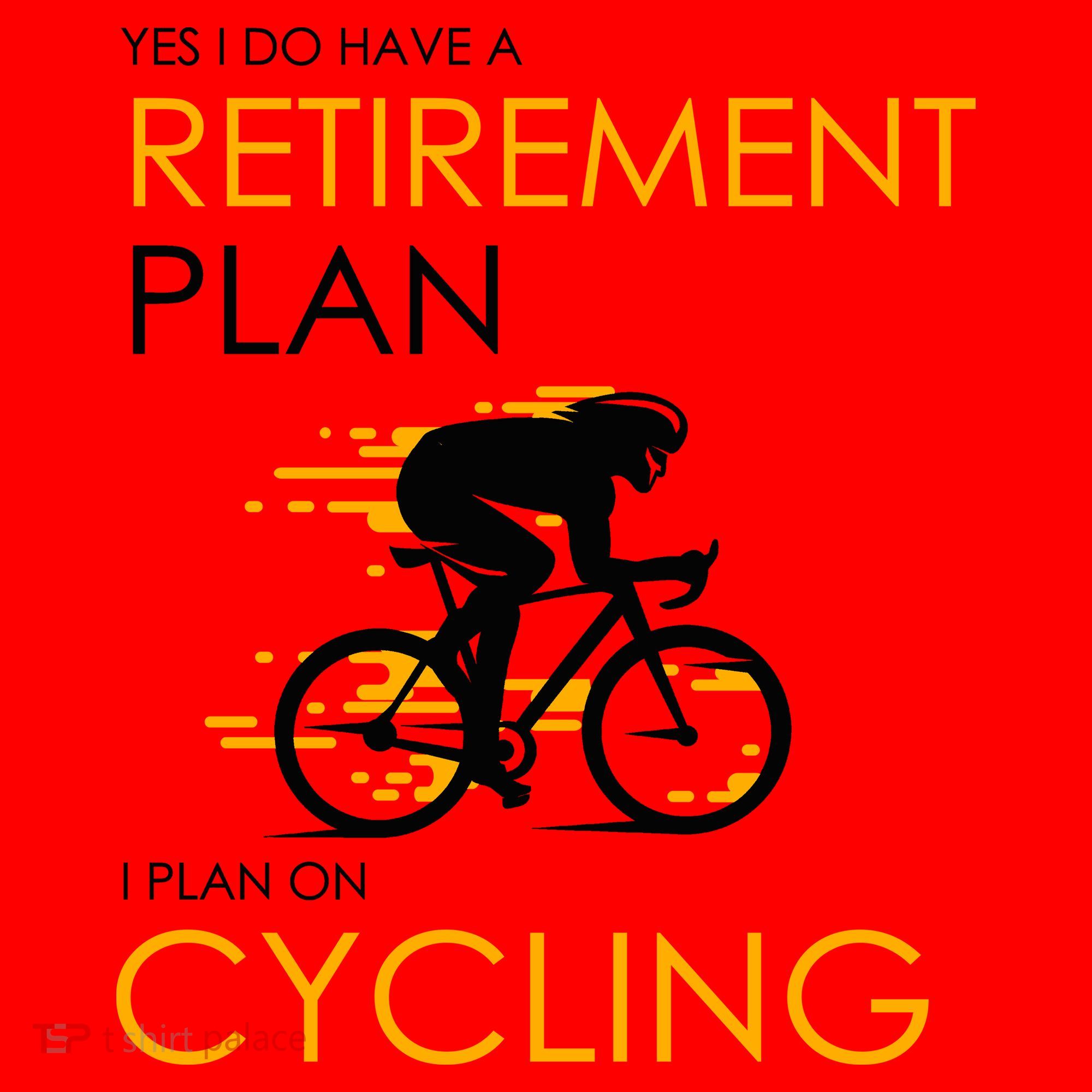 Retirement Plan On Cycling Santa Hat