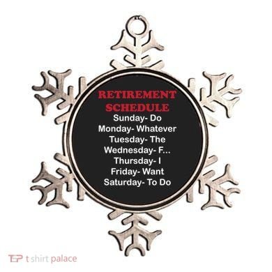 Retirement Schedule Ornament