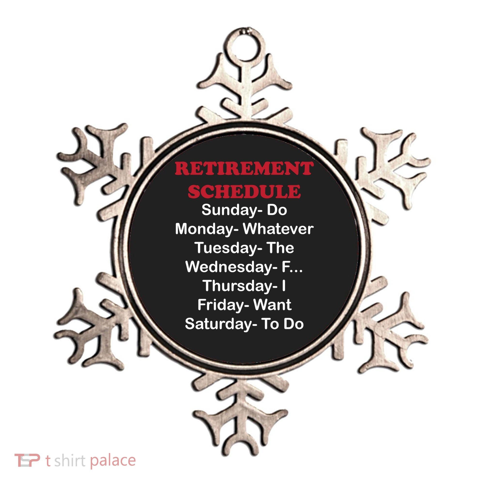 Retirement Schedule Ornament