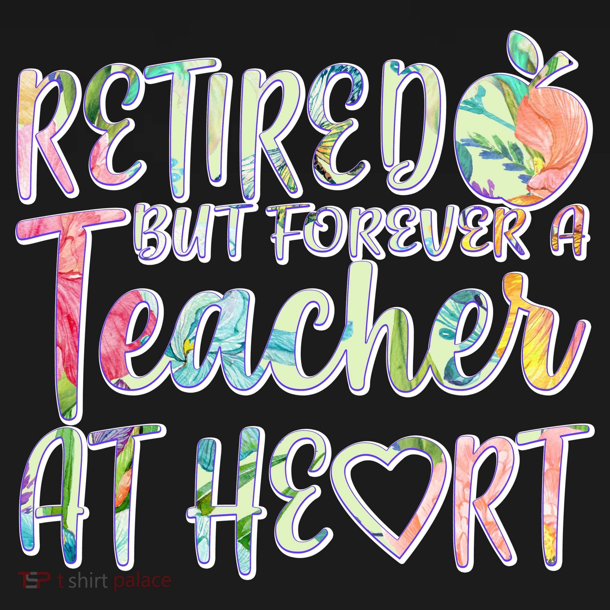 Retried But Forever A Teacher At Heart USA-Made Doggie Bandana