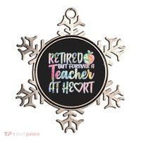 Retried But Forever A Teacher At Heart Ornament thumb 0