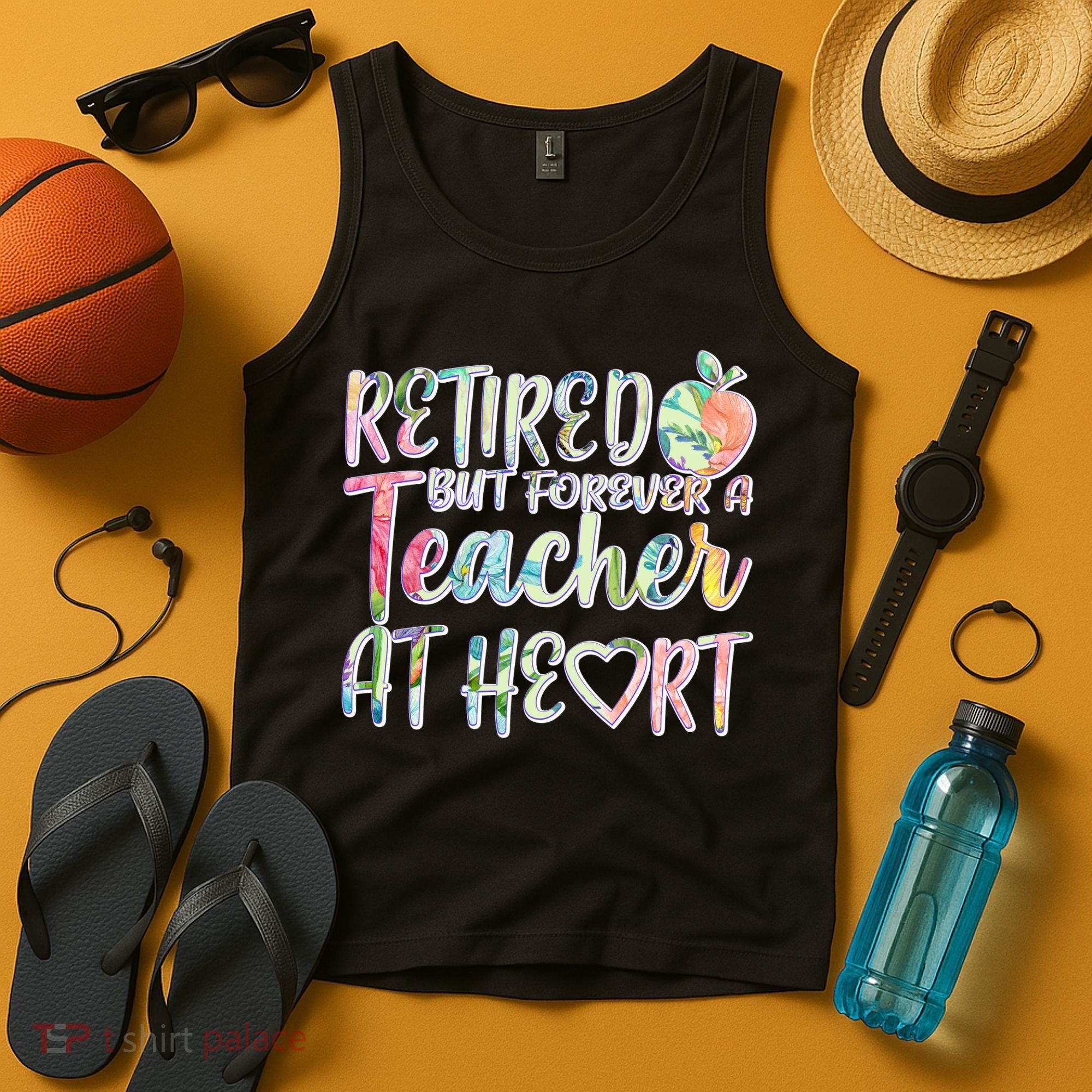 Retried But Forever A Teacher At Heart Tank Top