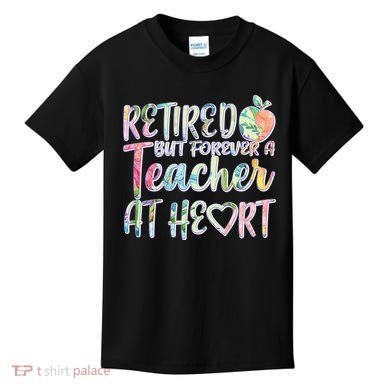 Retried But Forever A Teacher At Heart Kids T-Shirt