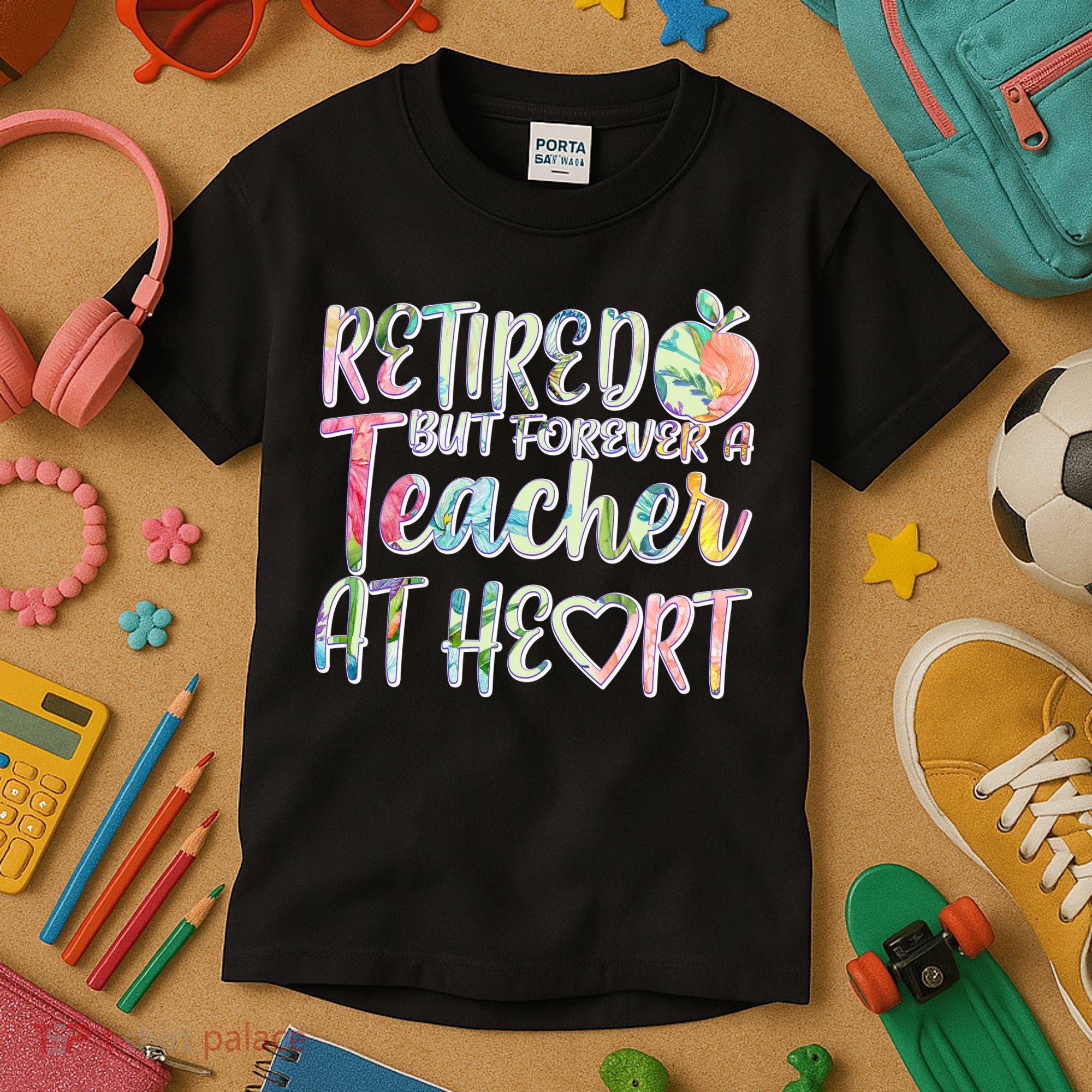 Retried But Forever A Teacher At Heart Kids T-Shirt