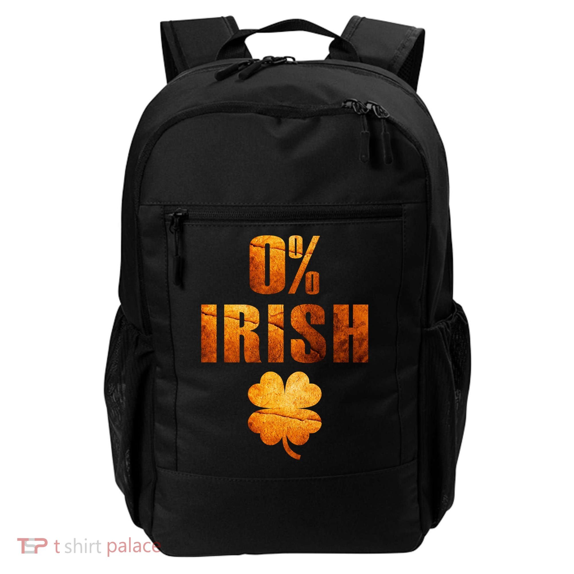 Retro 0% Irish Clover St Patrack's Day Backpack
