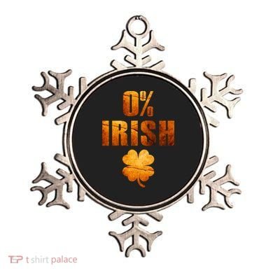 Retro 0% Irish Clover St Patrack's Day Ornament