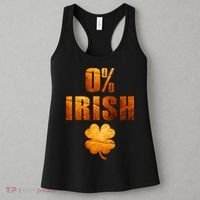 Retro 0% Irish Clover St Patrack's Day Women's Tank Top thumb 3