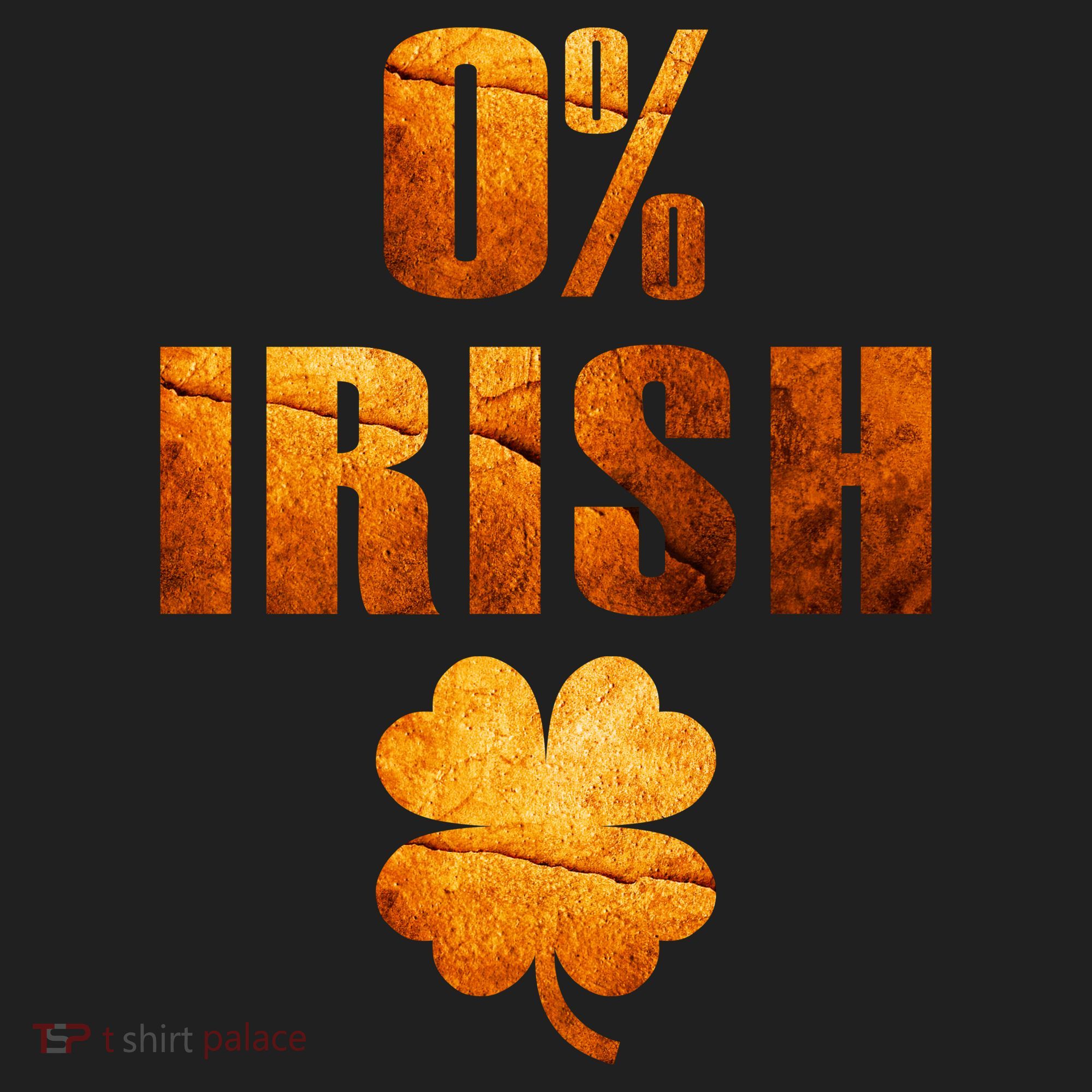 Retro 0% Irish Clover St Patrack's Day Golf Towel