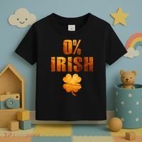 Retro 0% Irish Clover St Patrack's Day Toddler T-Shirt thumb 3