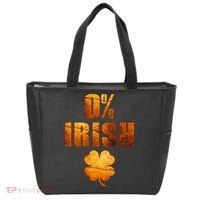 Retro 0% Irish Clover St Patrack's Day Tote Bag thumb 0