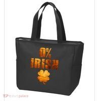 Retro 0% Irish Clover St Patrack's Day Tote Bag thumb 3