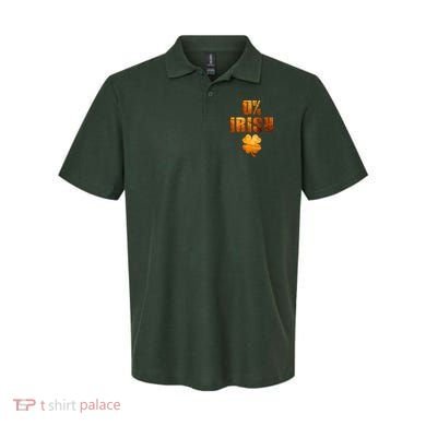 Retro 0% Irish Clover St Patrack's Day Polo