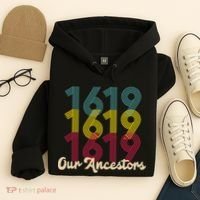 Retro 1619 Our Ancestors  Hoodie thumb 4