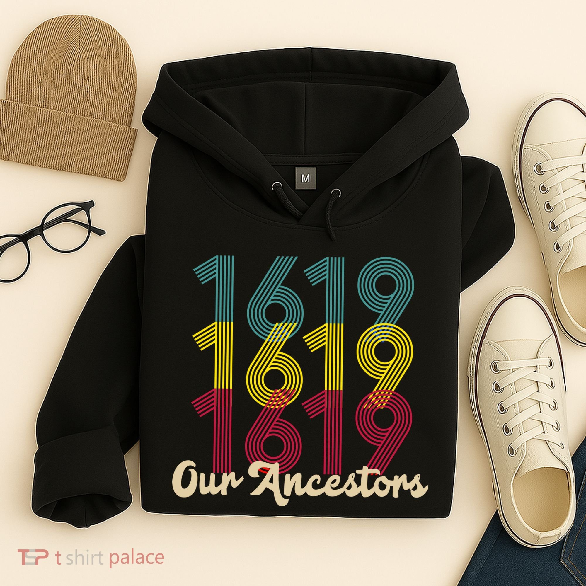 Retro 1619 Our Ancestors  Hoodie