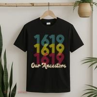 Retro 1619 Our Ancestors  T-Shirt thumb 2