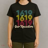 Retro 1619 Our Ancestors  T-Shirt thumb 4