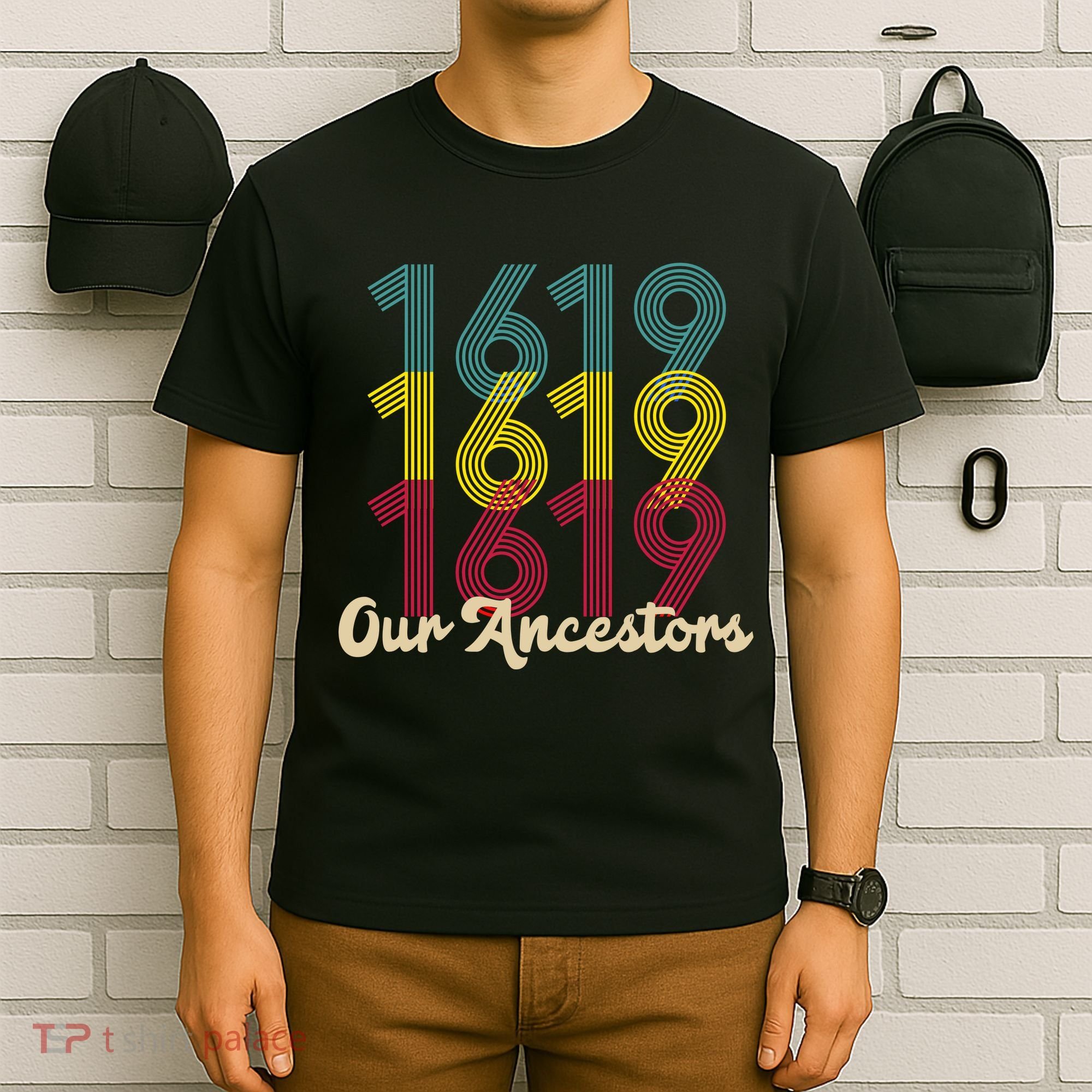 Retro 1619 Our Ancestors  T-Shirt