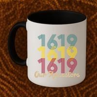 Retro 1619 Our Ancestors  Coffee Mug thumb 2