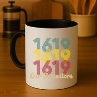 Retro 1619 Our Ancestors  Coffee Mug thumb 4
