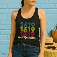 Retro 1619 Our Ancestors  Women's Tank Top thumb 2