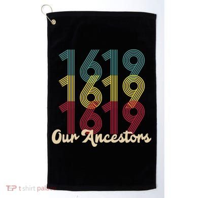 Retro 1619 Our Ancestors  Golf Towel