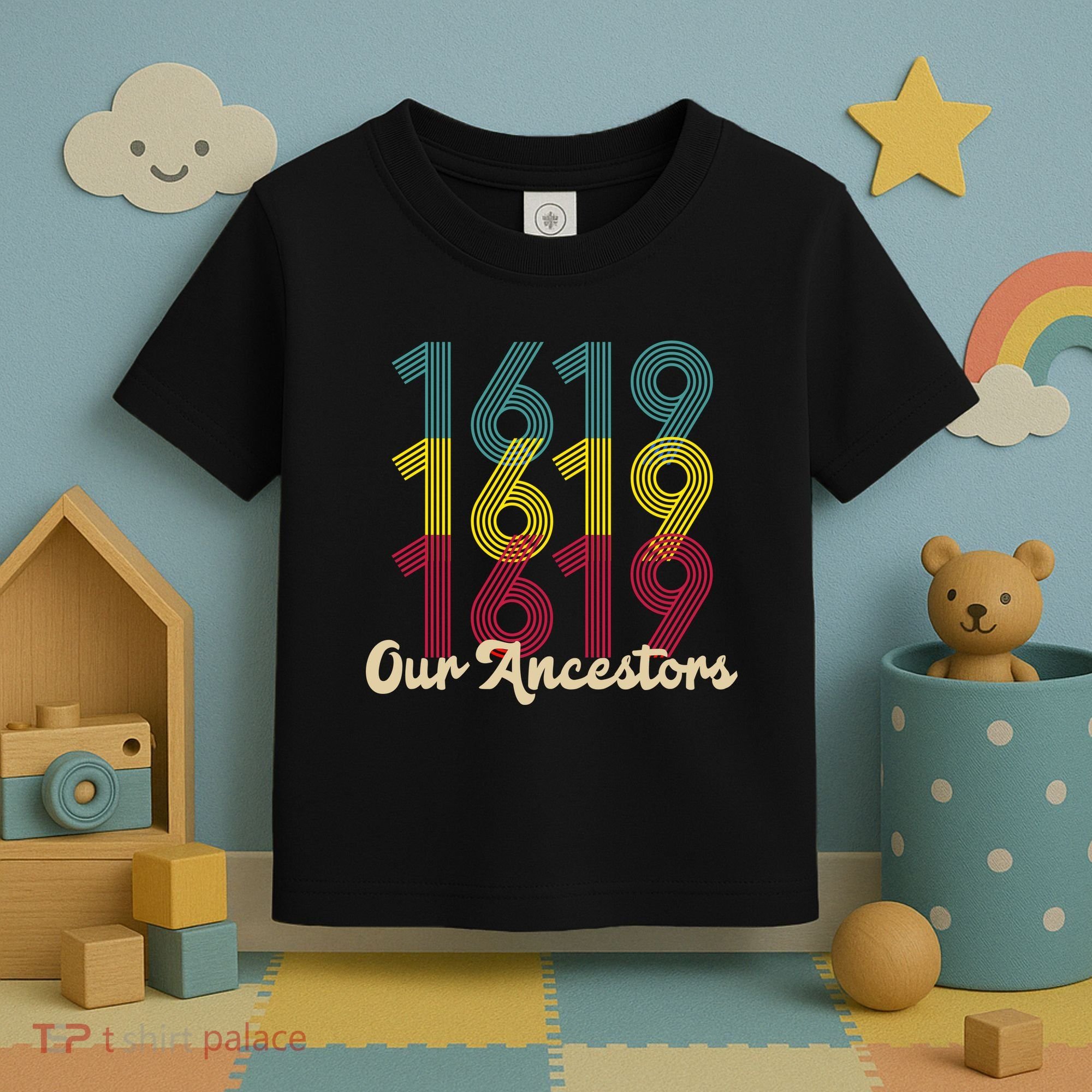 Retro 1619 Our Ancestors  Toddler T-Shirt