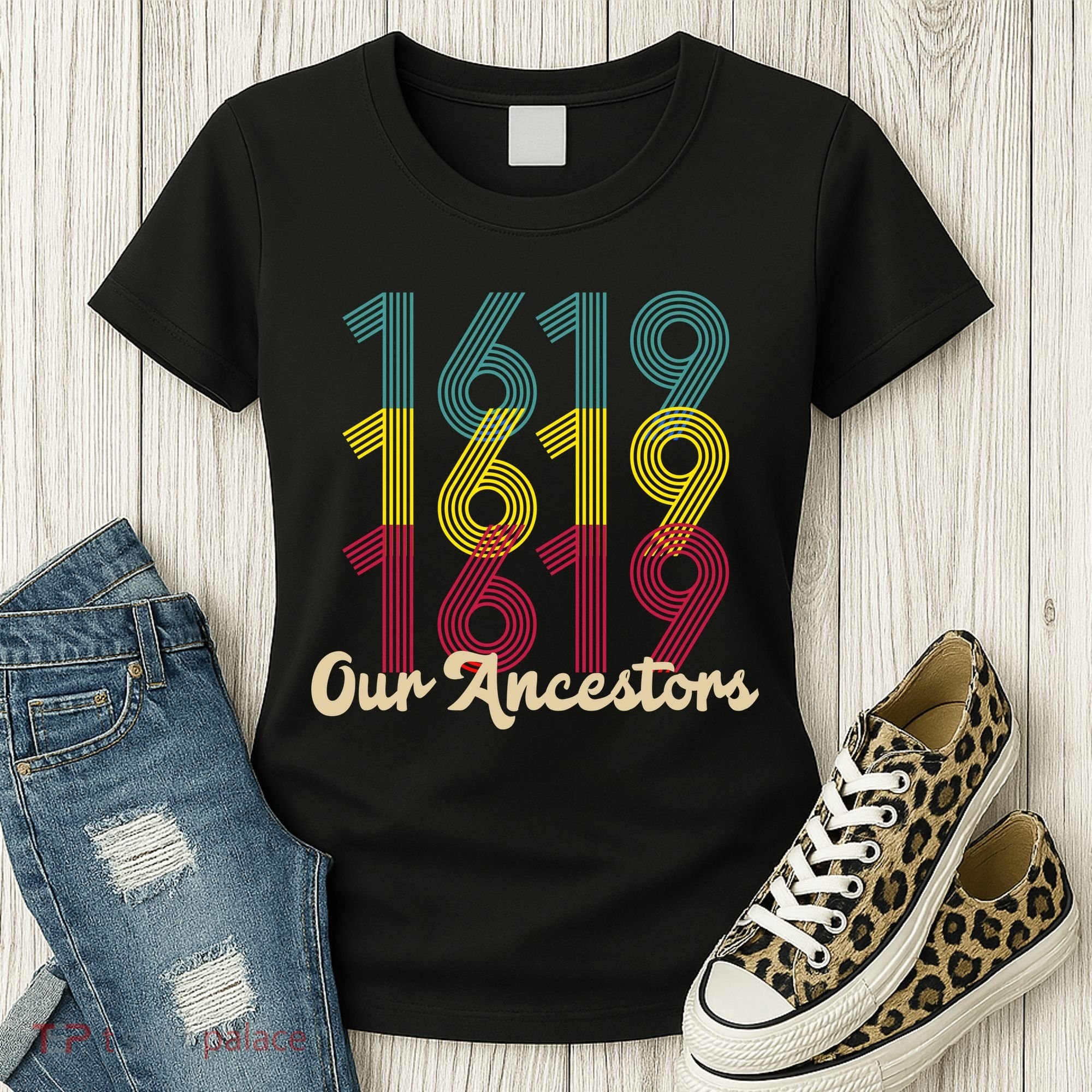 Retro 1619 Our Ancestors  Women's T-Shirt
