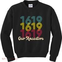 Retro 1619 Our Ancestors  Kids Sweatshirt thumb 0
