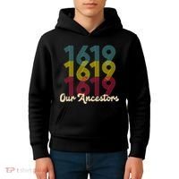 Retro 1619 Our Ancestors  Kids Hoodie thumb 4
