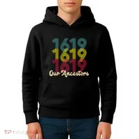 Retro 1619 Our Ancestors  Kids Hoodie thumb 4