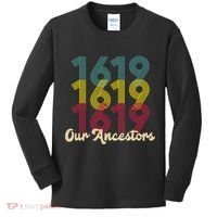 Retro 1619 Our Ancestors  Kids Long Sleeve Shirt thumb 0