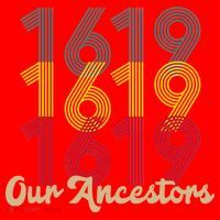Retro 1619 Our Ancestors  Santa Hat thumb 1