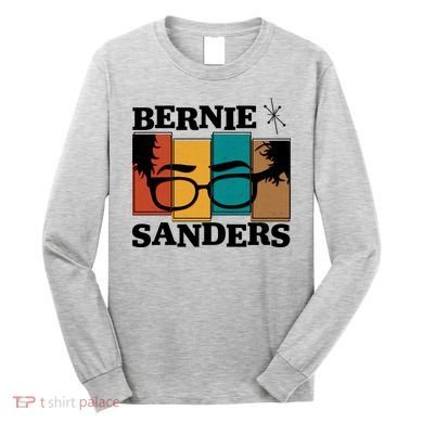 Retro 50's Bernie Sanders Logo Long Sleeve Shirt