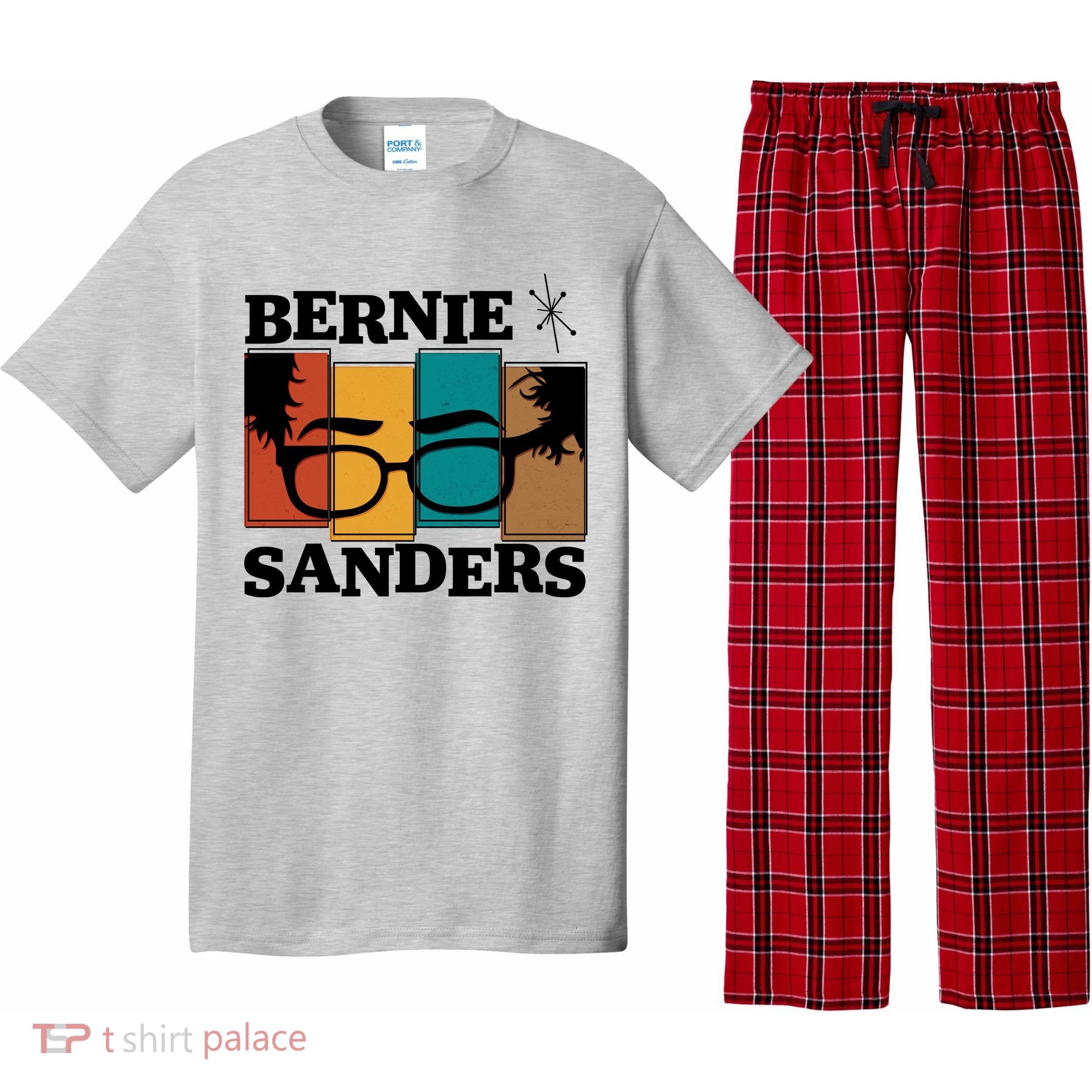 Retro 50's Bernie Sanders Logo Pajama Set