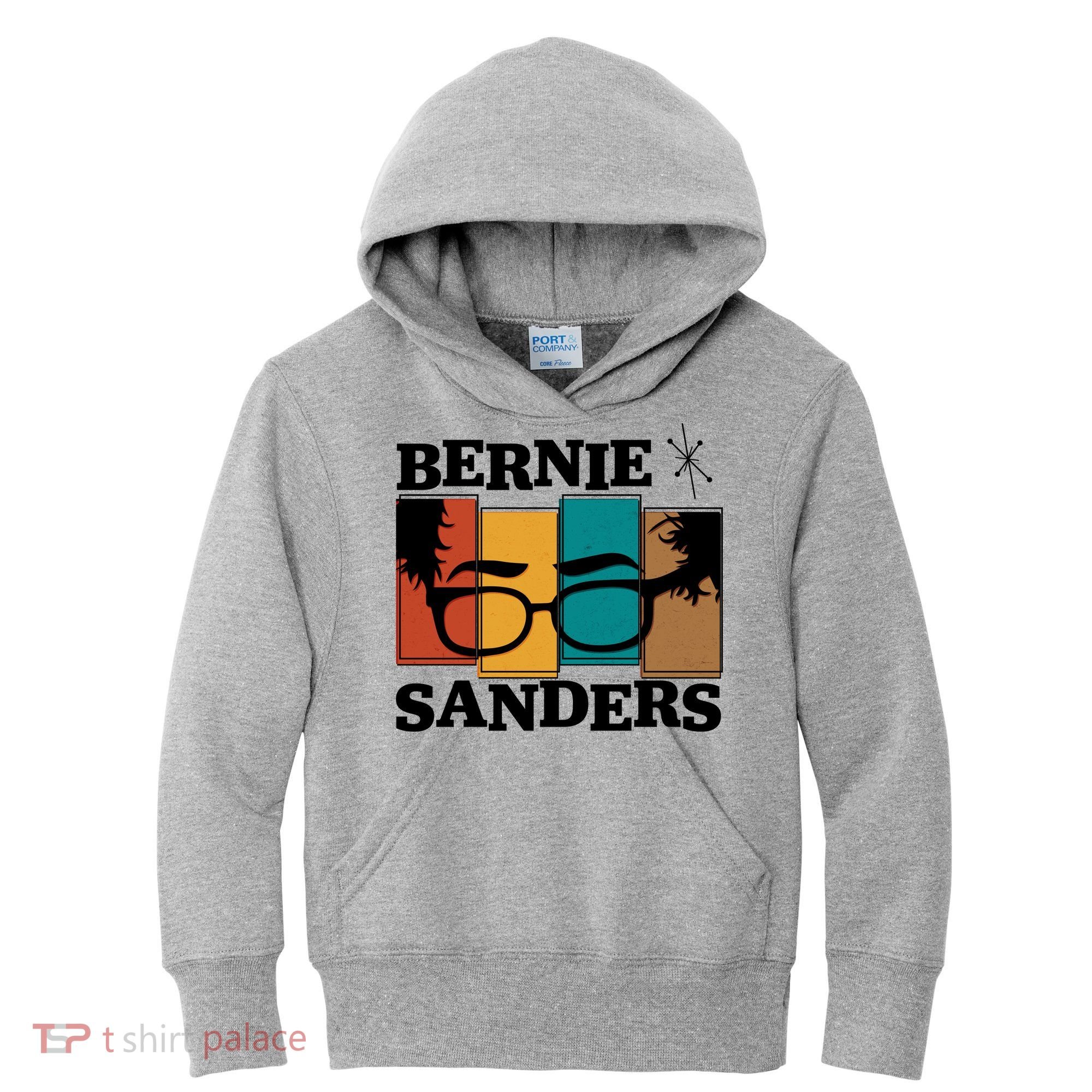 Retro 50's Bernie Sanders Logo Kids Hoodie