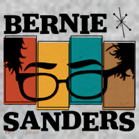 Retro 50's Bernie Sanders Logo Kids T-Shirt thumb 2