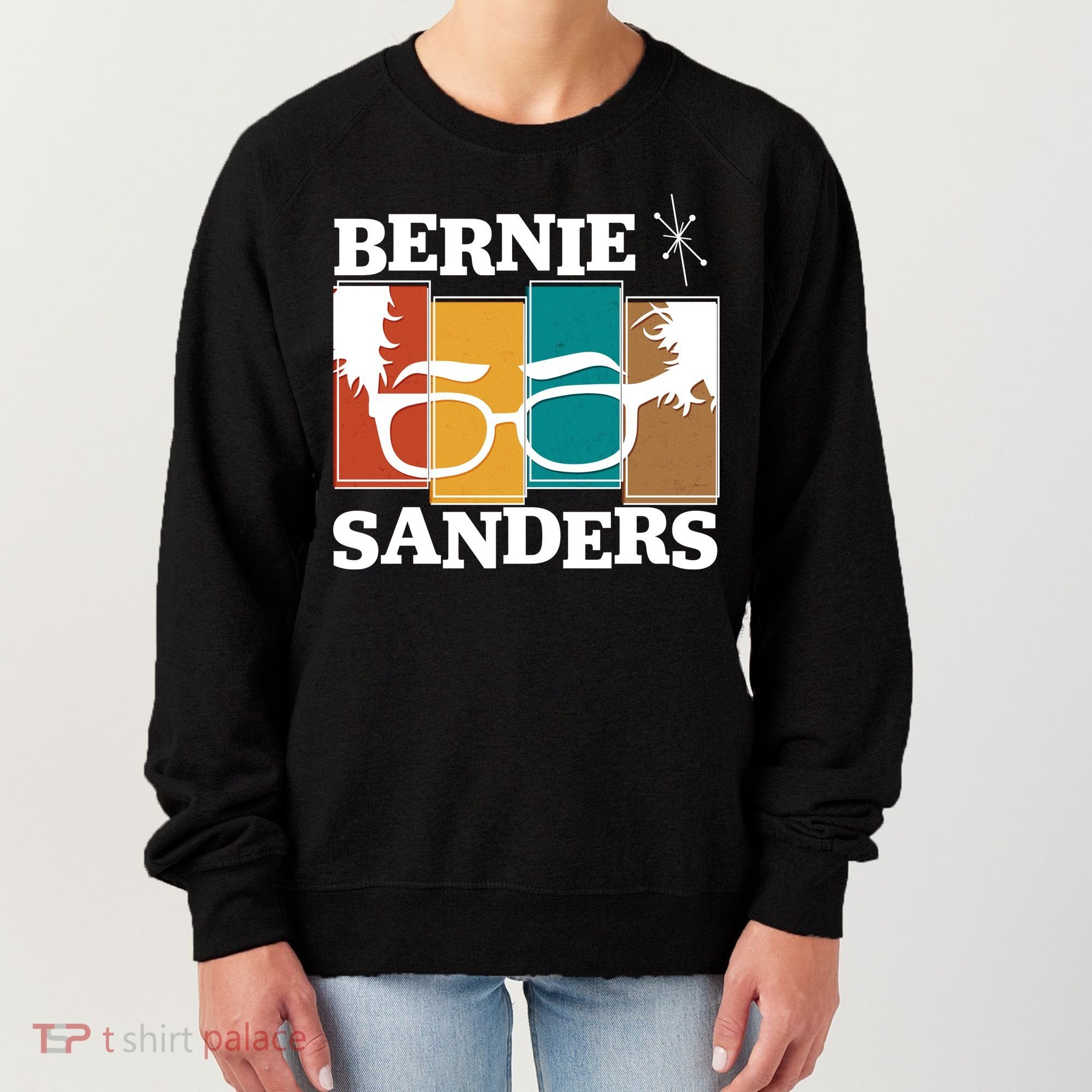 Retro 50's Bernie Sanders Logo Women's Sweatshirt