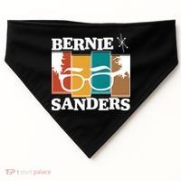 Retro 50's Bernie Sanders Logo USA-Made Doggie Bandana thumb 0
