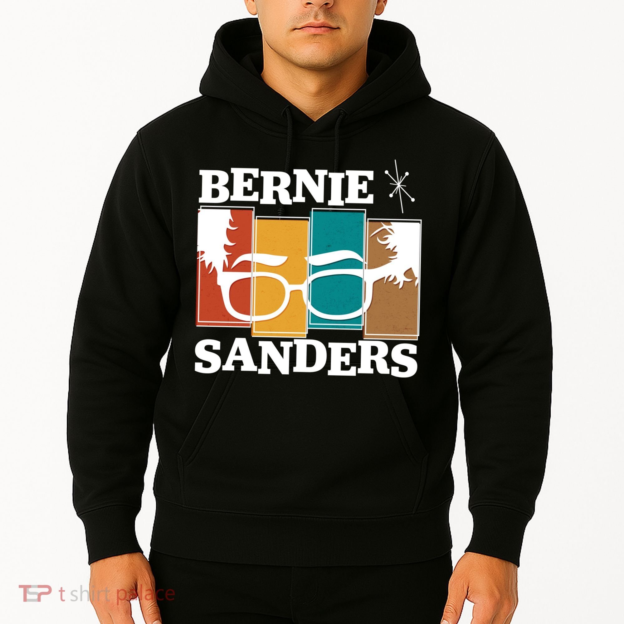 Retro 50's Bernie Sanders Logo Hoodie