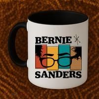 Retro 50's Bernie Sanders Logo Coffee Mug thumb 2