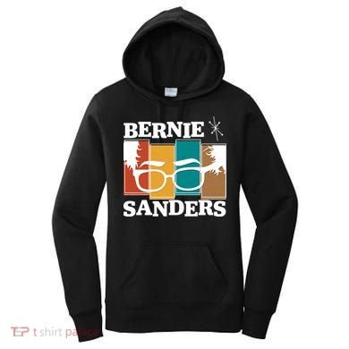 Retro 50's Bernie Sanders Logo Women's Hoodie