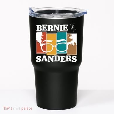 Retro 50's Bernie Sanders Logo Tumbler