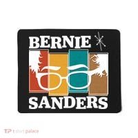 Retro 50's Bernie Sanders Logo Mousepad thumb 0