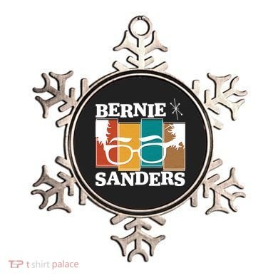 Retro 50's Bernie Sanders Logo Ornament