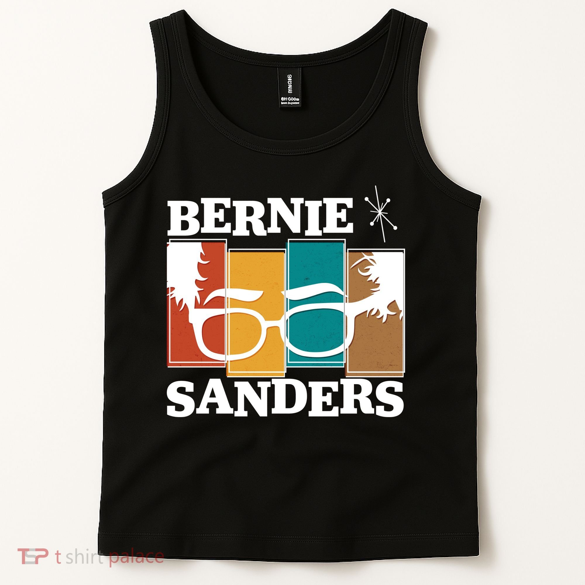 Retro 50's Bernie Sanders Logo Tank Top
