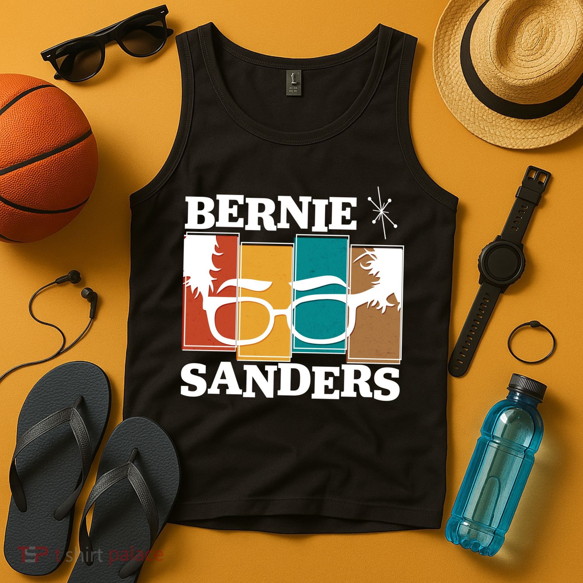Retro 50's Bernie Sanders Logo Tank Top