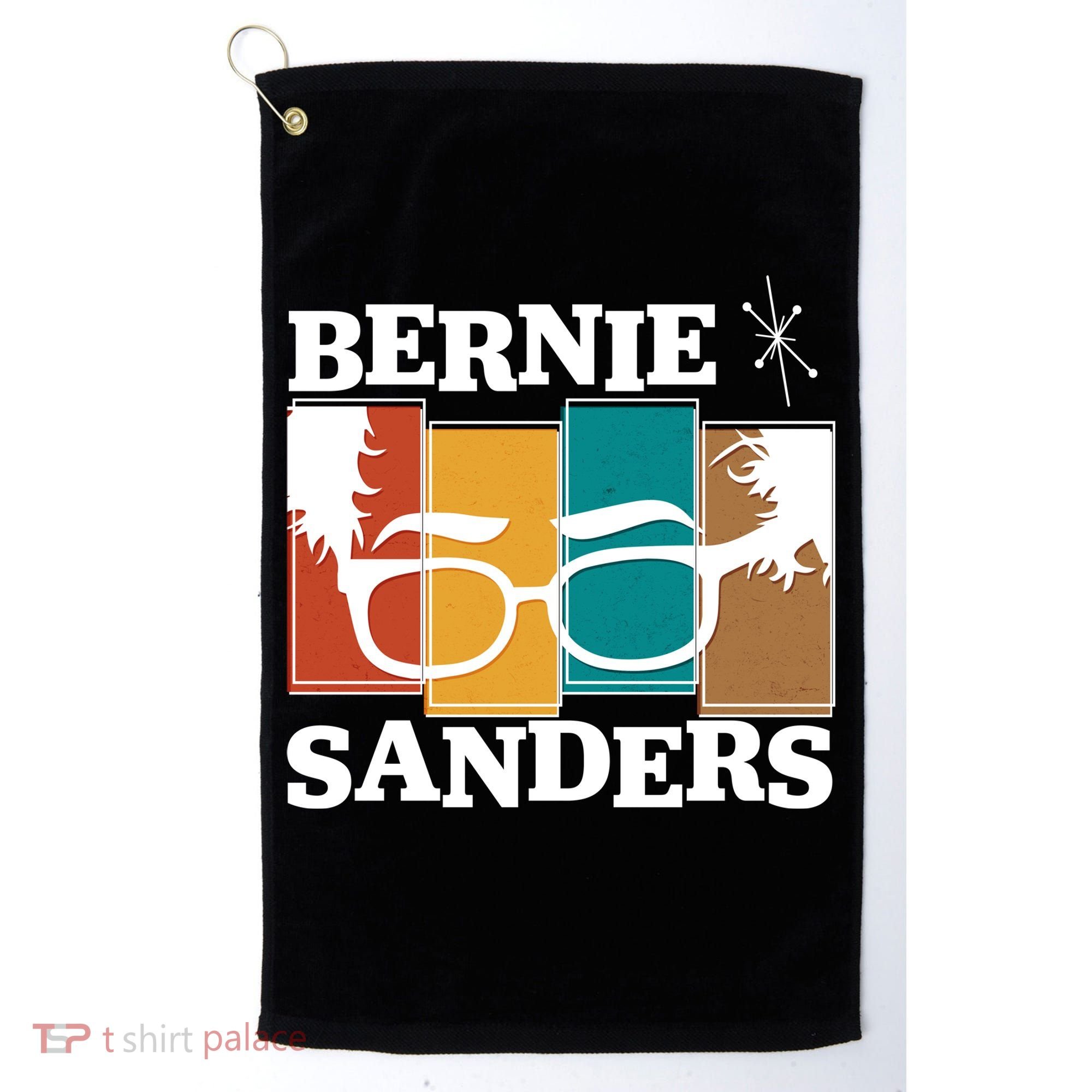 Retro 50's Bernie Sanders Logo Golf Towel