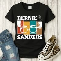 Retro 50's Bernie Sanders Logo Women's T-Shirt thumb 3