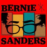 Retro 50's Bernie Sanders Logo Santa Hat thumb 1