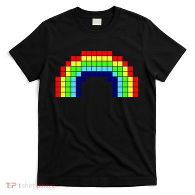 Retro 8 Bit Rainbow T-Shirt